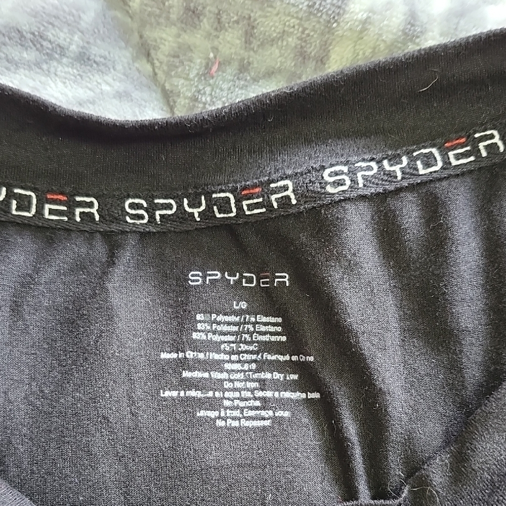 Spyder Black Boxy Long Sleeve Sweatshirt - Picture 2 of 2
